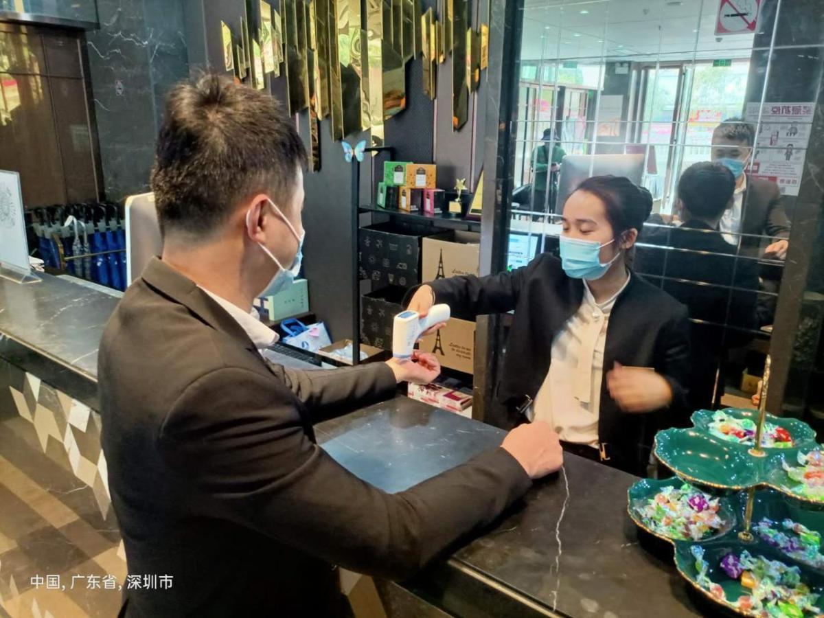 Lnsail Hotel Shenzhen Luohu Port Railway Station מראה חיצוני תמונה